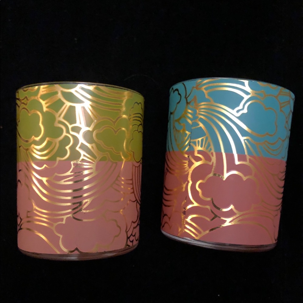 Two beautiful storage/candle holder home decor